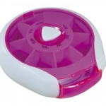 Compact Weekday Pill Dispenser Pink