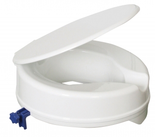 Raised Toilet Seat 10cm (4”) with Lid