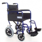 Aluminium Transit Wheelchair Aluminium Transit Wheelchair (Blue)