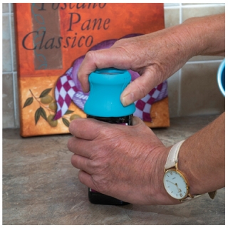 Pill Bottle Opener with Magnifier