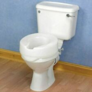 Raised Toilet Seat 10cm (4”) No Lid