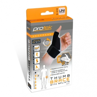 Protek Neoprene Thumb Brace With Splints