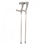 Forearm Crutches Colour Grey Design Grey multi-pattern body