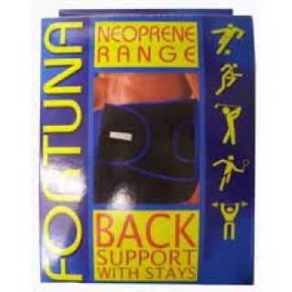 Fortuna Neoprene Back Support with Stays
