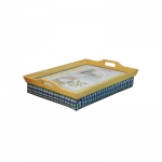 Wooden Lap Tray with Cushion