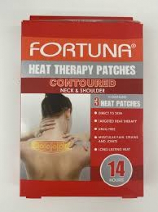Fortuna Contoured Neck & Shoulder Heat Therapy Patches