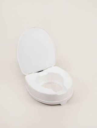 Raised Toilet Seat 5cm (2”) With Lid