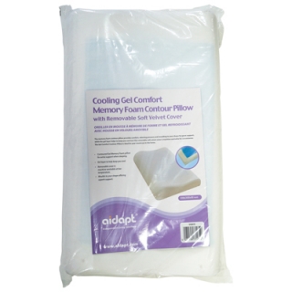 Memory Foam Contoured Pillow with Gel Layer