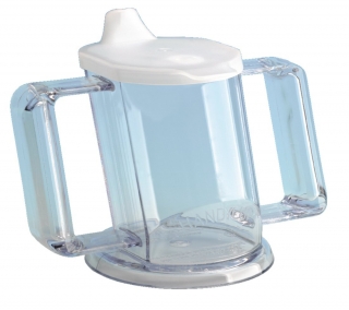 Angled Handy Cup Clear
