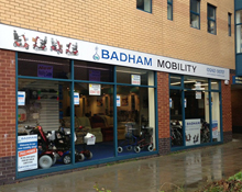 New mobility aids centre inside St. Pauls Medical Centre, Swindon Road, Cheltenham